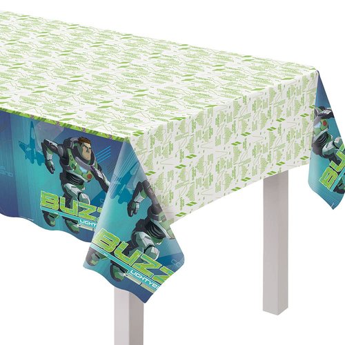 Lightyear Plastic Table Cover - 54" x 96" (1 Piece) - Reusable & Stylish Versatile Party Essential Celebrations