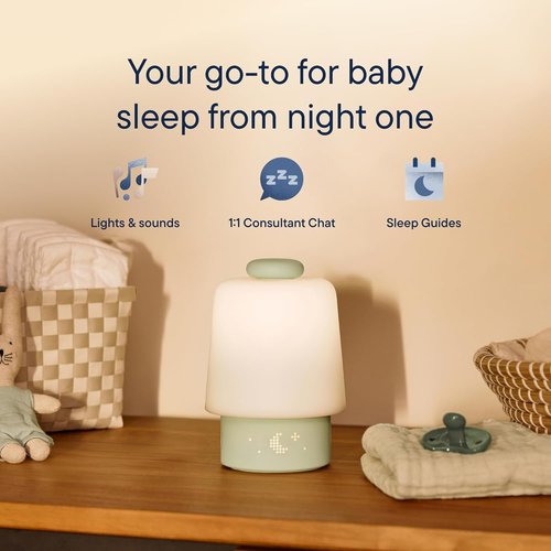 Hatch Baby Sound Machine - Mint Night Light & Sleep Support | Wi-Fi White Noise & Toddler Stories