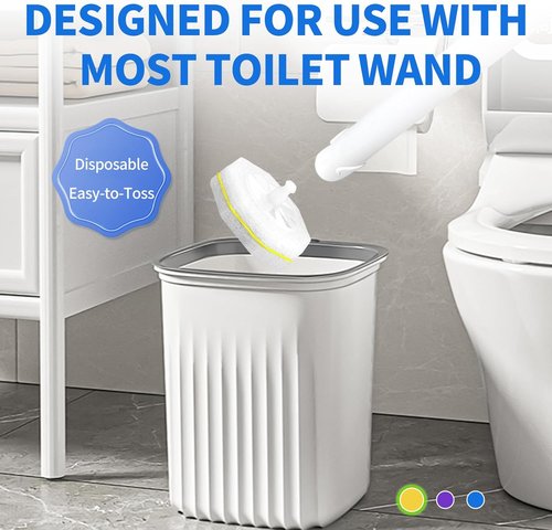 Clorox Toilet Wand Refills - 100 Count Disposable Pads with 4X Cleaning Power | Light Scent