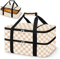 Coobiiya Insulated Casserole Carrier - Keeps Food Hot or Cold | Portable Tote Bag for 9" x 13" Dishes