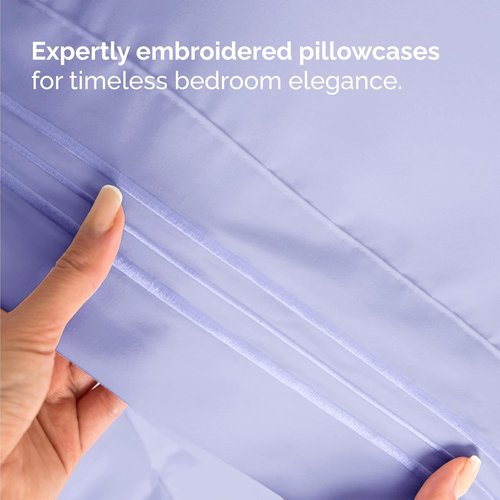 Comfy Twin Size 3 Piece Sheet Set by [Brand Name] - Breathable Cooling Bed Sheets - Ultra-Soft Lavender, Deep Pockets, Wrinkle-Free