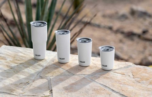 CamelBak Horizon 16oz Tumbler - Insulated Stainless Steel - Tri-Mode Lid - White
