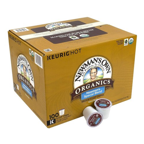 Newman's Own Special Extra Bold Blend Coffee Single-Serve K-Cups, Medium Roast, 100 Count (Packaging May Vary)