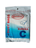 EnviroCare Replacement Vacuum Cleaner Dust Bags Designed to fit Eureka Type C Canisters 3 pack
