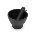 Fox Run Mortar and Pestle, Cast Iron, Black