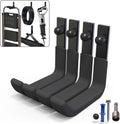 Skiennix Garage Storage Hooks - Heavy-Duty Steel Wall Mount Utility Hangers | 4 Pack, 88 lbs Capacity