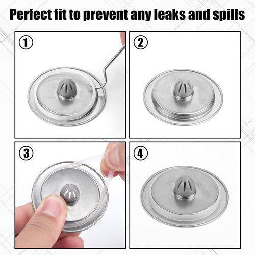 20pcs Silicone Gaskets for Keurig Reusable Coffee Machine Filter, Leak-Proof & Reusable Silicone Seal O Ring Replacement Parts Accessories for Stainless Steel Refillable Kcup K Cup (White)