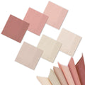 Whaline 120Pcs Dusty Pink Cocktail Napkin 6 Gradient Color Paper Napkins Pink Nude Milky White Disposable Dinner Napkins for Mother's Day Wedding Baby Shower Supplies