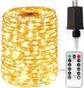 Skiennix 100FT Fairy Lights - 300 LED Waterproof Twinkle String Lights with Remote for Home & Garden