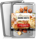Eatex Aluminum Baking Sheet Set - Nonstick Cookie Sheets for Baking | 21” x 15” Large Pans