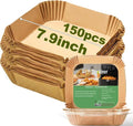 Instant Pot Vortex Plus Air Fryer Liners - 150 Pcs Disposable Parchment Paper, 7.9 Inches for 3-6QT