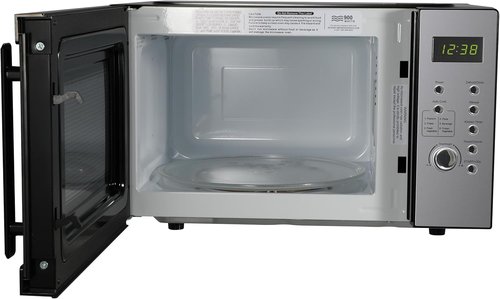 Emerson MW9005SS Microwave Oven - Compact 0.9 Cu. Ft. Design with LED Display & Child Safety Lock