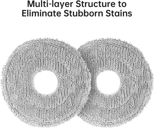 DREAME Mop Pads Compatible with X50 Ultra / X40 Ultra/ L50 Ultra / L40s Ultra / L40s Ultra AE / L40s Ultra CE / L40 Ultra / L10s Ultra Gen2, Wet Mopping Pads (4 pcs)