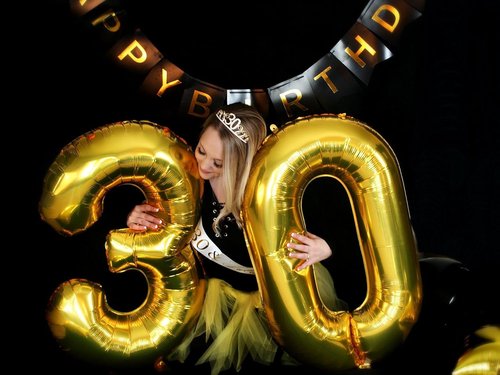 Gold Number 60 Balloon - 40 Inch 60th Birthday Decorations for Men & Women | Elegant Golden Party Supplies