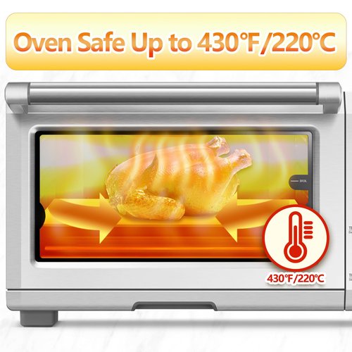 Air Fryer Liners for Ninja DCT451 12-in-1 Smart Double Oven, 100pcs Disposable Parchment Paper Sheets for Ninja Air Fryer Oven