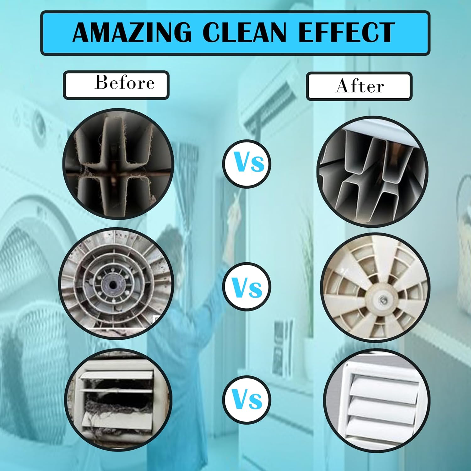 Skiennix Dryer Vent Cleaner Kit - 2-Piece Lint Brush & Vacuum Hose Attachment for Dyson V7-V15