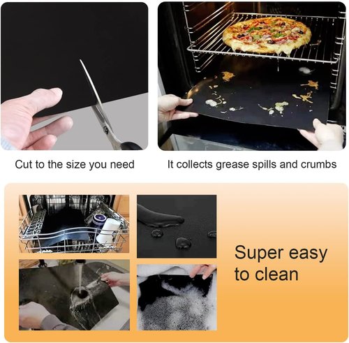 Non-stick Reusable Air Fryer Oven Liners for Ninja DT201 Air Fryer Oven Ninja DT251(2+2pcs)