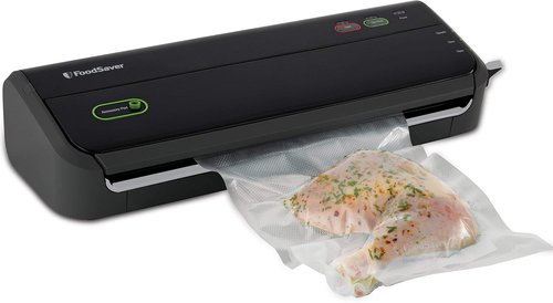 FoodSaver Vacuum Sealer Machine - Starter Bags & Rolls Included | Preserve Freshness Effortlessly