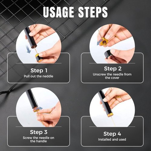 2pcs Arropop Wine Opener, Travel Portable Pocket Air Pressure Pump Bottle Open for Home Restaurant Party (Golden+Red)