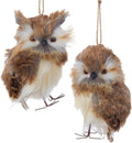 Kurt Adler Plush Brown Owl Ornament - Adorable Home Décor for Holiday Cheer | Perfect Gift Idea