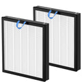 2 Pack Vital 100S Replacement Filter Compatible with LEVOIT Vital 100S and 100S-P Air Purifier, 3-in-1 with High-Efficiency Activated Carbon Vital 100S Filter for Home,Vital 100S-RF,LRF-V102-WUS,White
