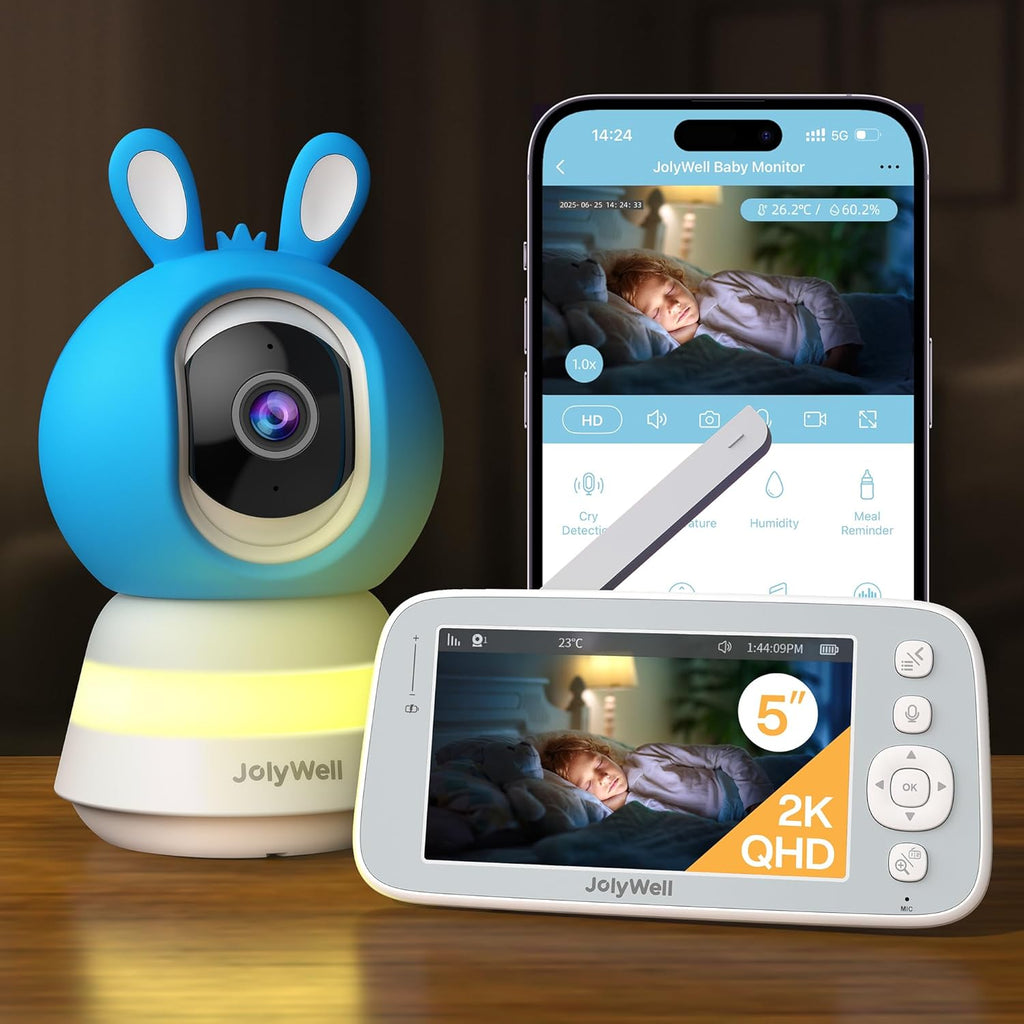 **2K Baby Monitor by [Brand Name] - WiFi Camera with App Control, Motion Detection & Night Vision**