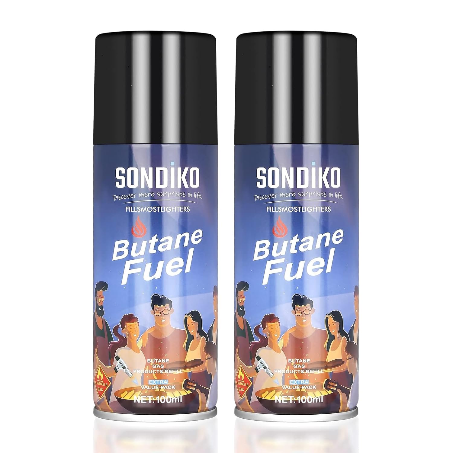 Sondiko Kitchen Torch - Versatile Cooking & Soldering Tool with Butane Included | Perfect for Men
