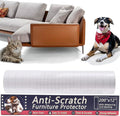 Skiennix Anti-Cat Scratch Furniture Protector - 12"x200" Single-Sided Sticky Tape for Sofas, Carpets & Doors