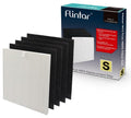 Flintar C545 Replacement Filter S, Made in TAIWAN, Compatible with Winix C545 Air Purifier, Compares to Winix S Filter 1712-0096-00, H13 Grade Air Filter + (4) Activated Carbon Filters