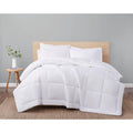 London Fog Super Soft White Polyester 1-Piece Full/Queen Comforter, Solid Color, 100% Polyester, for Men and Women, OEKO-TEX Certified Confidence