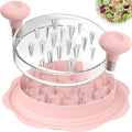 Ukeetap 10" Pro Chicken Shredder Tool - BPA-Free Meat Grinder with Anti-Slip Base & Ergonomic Handle, Pink
