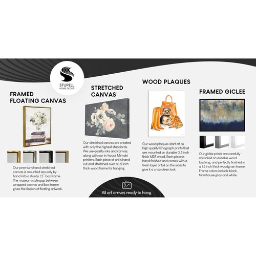 Stupell Industries High Fashion Book Shelf with Stilettos Heel Black Framed Wall Art, 16 x 20, Design by Artist Amanda Greenwood