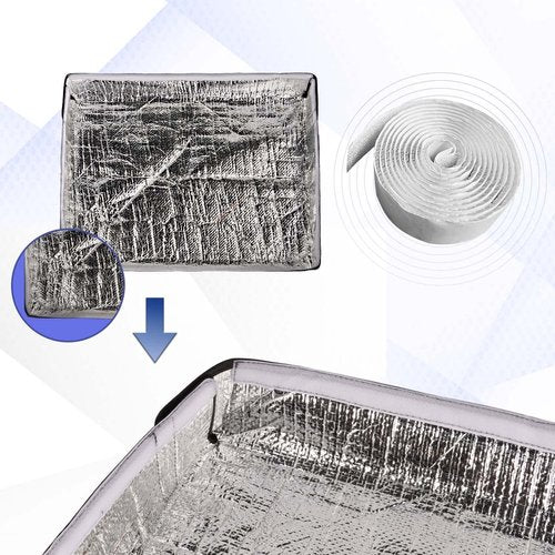 i frmmy Waterproof Insulated Indoor Air Conditioner Cover for Inside Window AC Unit, 21''Wx 15''Hx 3.5''D- Black