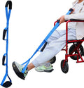 39 Inch Long Leg Lifter with Padded Hand Grips and Feet Loop, Rigid Leg Lifter Strap After Hip Replacement Leg Lifters Getting Legs in and Out of Bed,Car,Wheelchair 1PCS