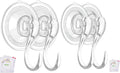 VIS'V Suction Cup Hooks Bundle - Large & Small Hooks for Strong, Versatile Hanging Solutions
