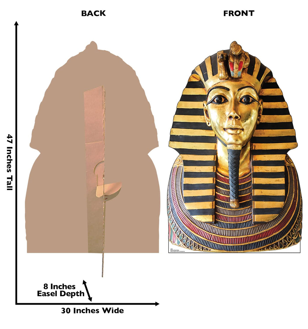 Life-size Cardboard Cutout of King Tut Death Mask
