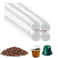 200Pcs 37mm Aluminum Espresso Foils Lids, Seals-Reuse Capsules Coffee Pods, Compatible with Nespresso Original Line Machines, Reuse Coffee Pods Cover Seals