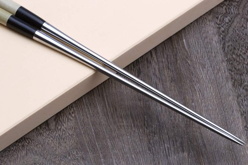 Yoshihiro Moribashi Chopsticks Japanese Sushi Chef Traditional Garnishing Plating Tweezers Magnolia Handle 7 In(180mm)