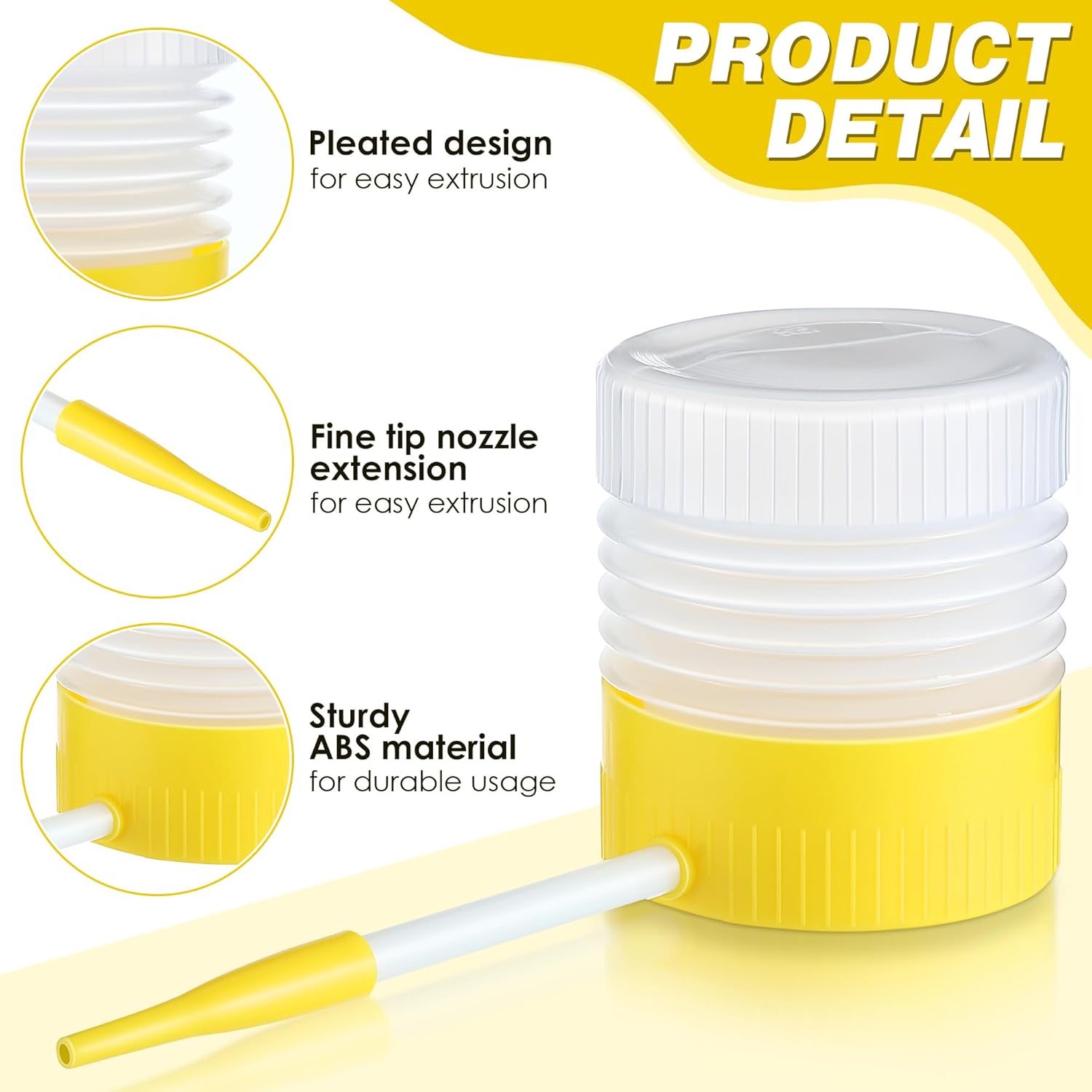 Qualirey Diatomaceous Earth Powder Duster - 6 Inch Extension Nozzle for Effective Pest Control