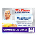 Mr. Clean PRO Magic Eraser Ultra Pro, Bulk Cleaning Sponges for Commercial Grease and Stain Removal, Heavy Duty (26 count)