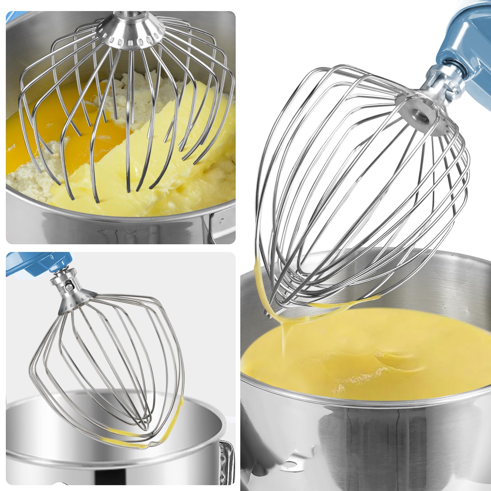 Whisk Attachment for KitchenAid Stand Mixer 7 Quart Bowl