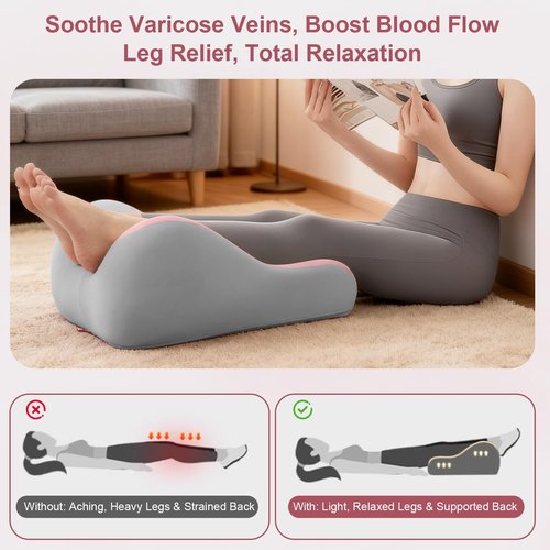 YFZD3087 Natural Latex Pillow for Adults - Ergonomic Support for Maternity, Home & Couples, Multi-Functional for Sleeping, Lounging, Reading, Removable Washable Cover (Pink) 1