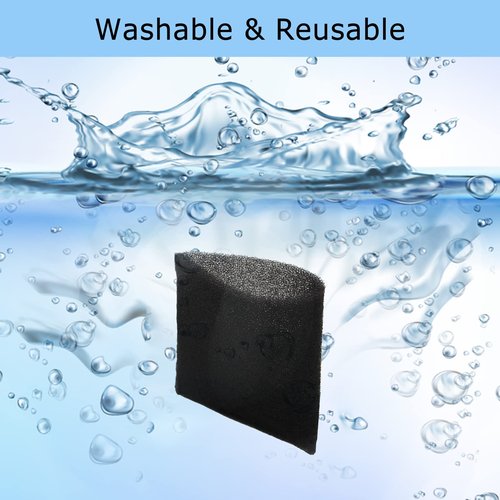 Aolleteau 4 Pack Foam Tank Filter Compatible with Hoover Steam Vacuum Cleaner F5800 Series