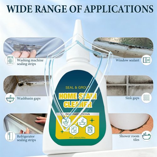 VOYOCUGE Home Stain Cleaner-7 OZ Fast-Acting All-Purpose Deep Cleaning Gel for Bathroom, Kitchen, Laundry & Room, For Targets Tile Gaps, Washing Machine Seals, Fridge Rubber, Wall & Shower Stains