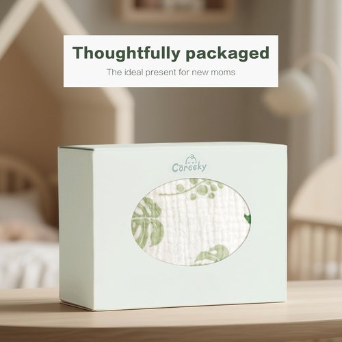 Coreeky Muslin Bedside Sleeper Bassinet Fitted Sheets, 3 Pack Cotton Baby Sheet for Boys & Girls, Soft, Compatible with Baby Delight, Dream On Me, AMKE and Other Rectangle Mattress (Leaf Green)