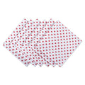 DII Valentine's Day Collection, Napkin Set, 20x20, Little Hearts, 6 Piece