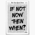 Positive Affirming Quotes Poster - Black and White Wall Art for Retro Apartment Decor | 24x36 Inch Unframed