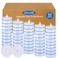 Clorox Toilet Wand Refills - 50 Count 3-Layer Thickened Brush for 5X Cleaning Power | Fresh Fragrance, 360° Efficiency