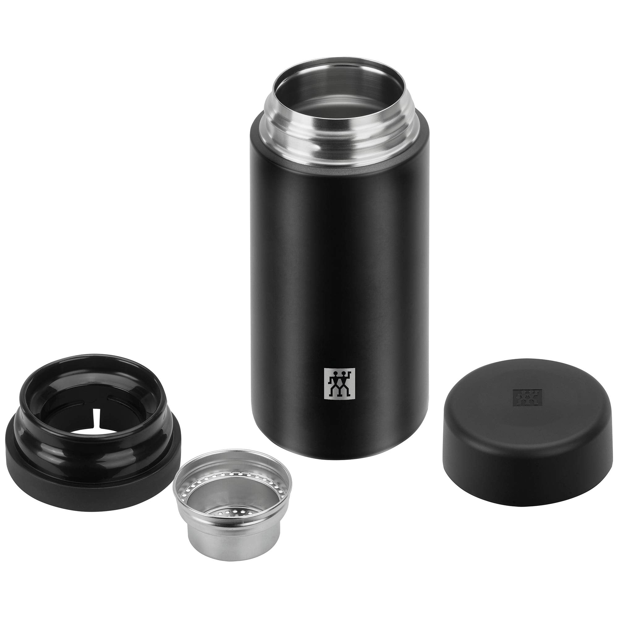 ZWILLING Thermo 14.2 oz Tea & Fruit Infuser Bottle - Matte Black