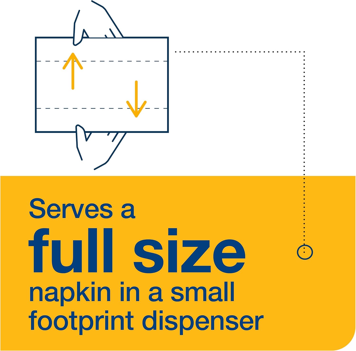 Tork Xpressnap Dispenser Napkins - C-Fold, 1 Ply, 240 Count | 4.25" x 3.25" - Ideal for Quick Service